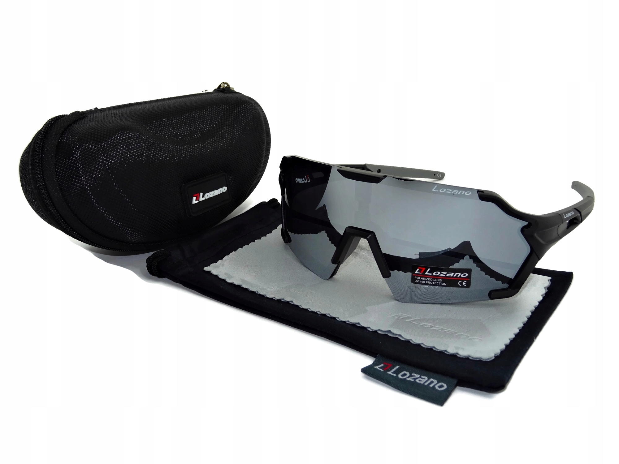 Brýle S Polarizací Stříbrné Na Sluneční Kolo Ochranné Brýle Velké Filtry