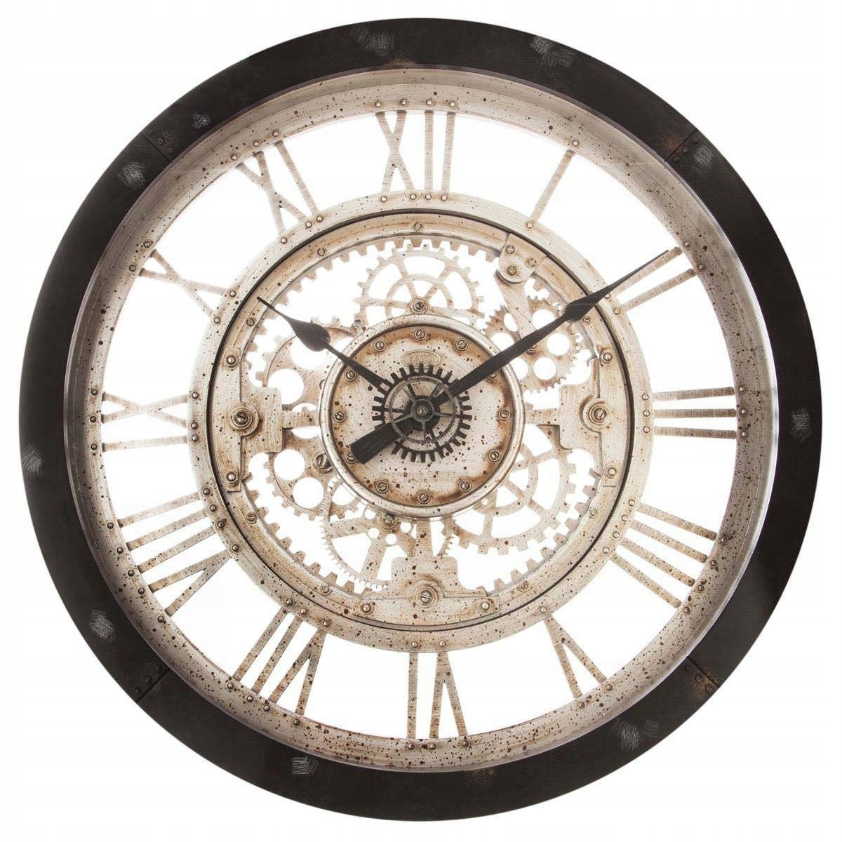 Zegar Ścienny Loft Dekoracyjne Zębatki Koła 61,5cm