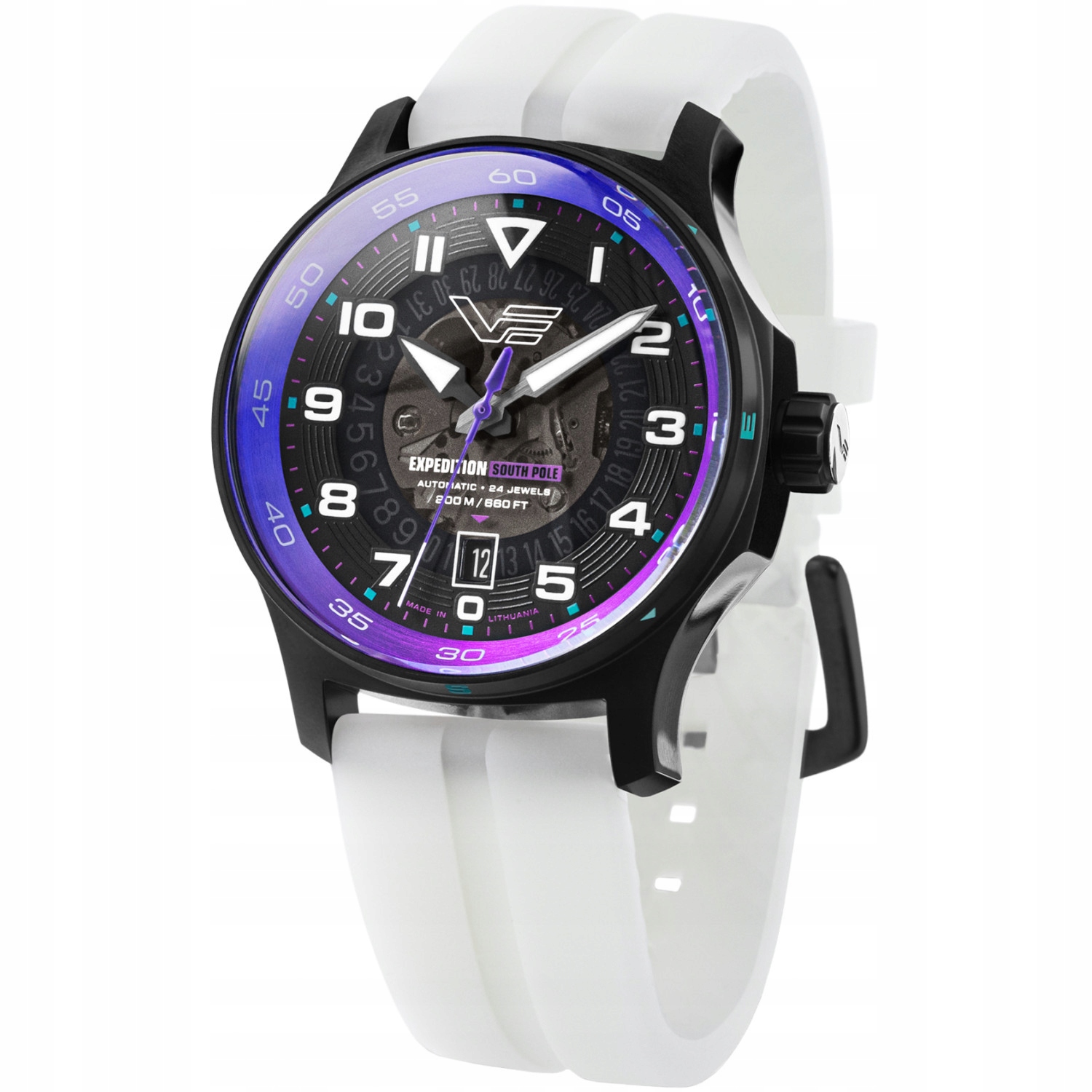 Pánské Hodinky Vostok Europe NH35A-592C760SWL, bílý pásek