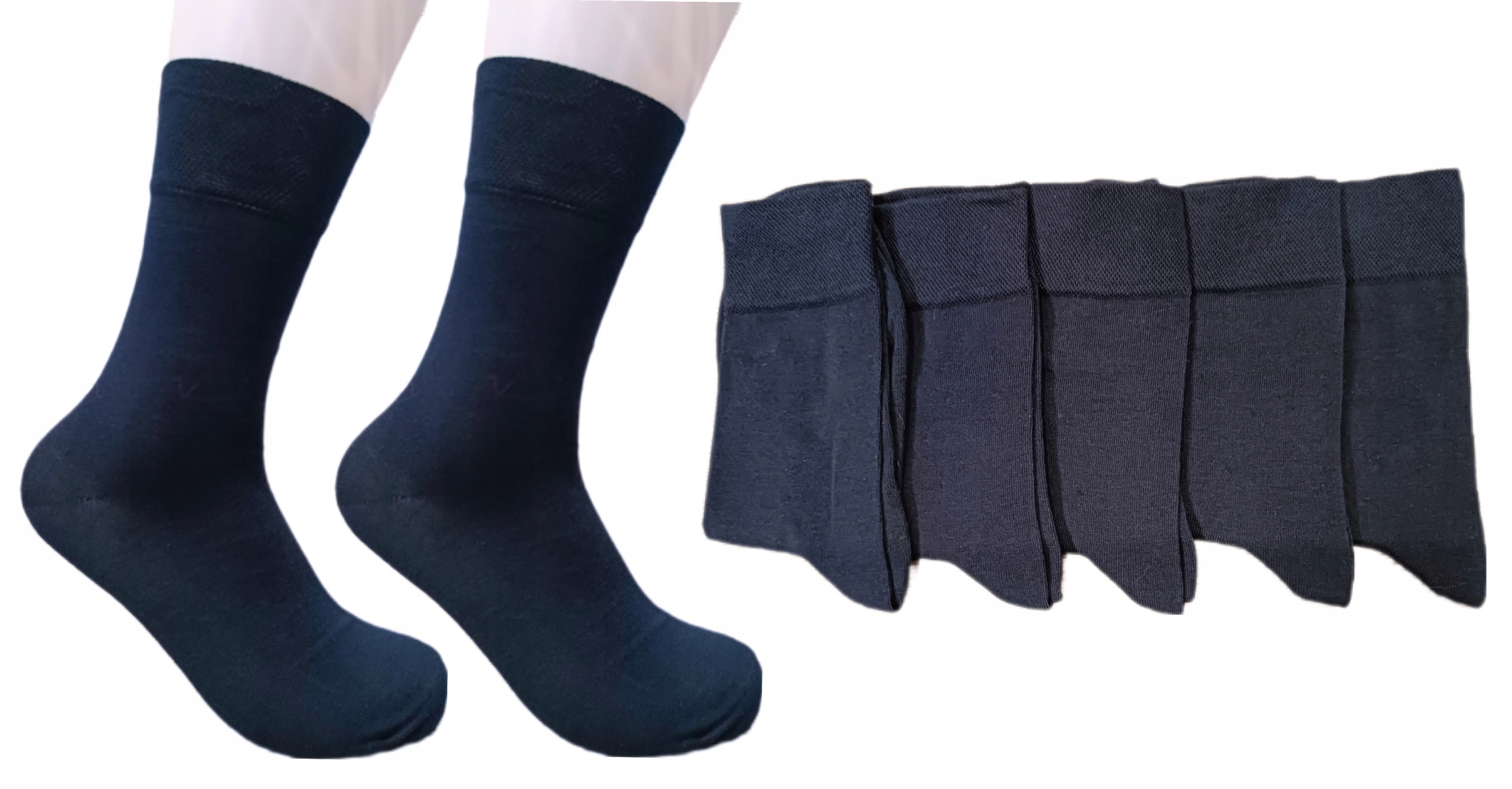 

5x Skarpetki Garniturowe Bezuciskowe Polskie 44-46