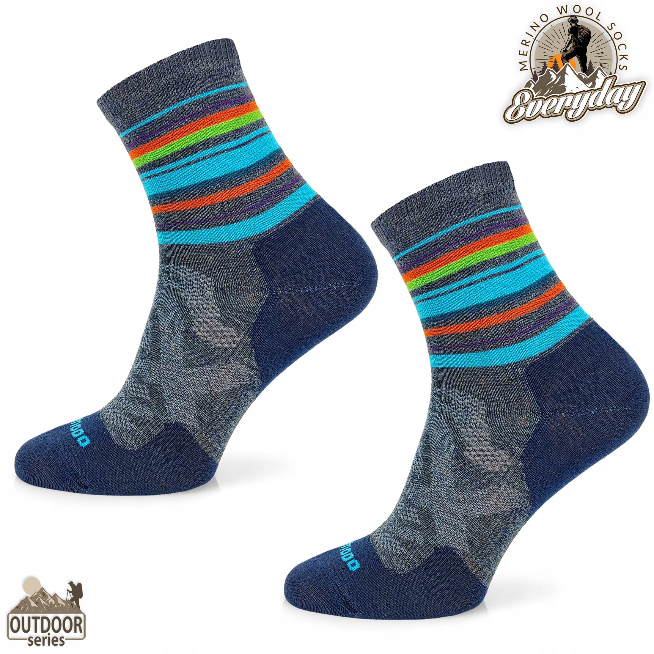 Oddychające skarpetki turystyczne 70% wełny merino Comodo TRE18 na lato Marka Comodo