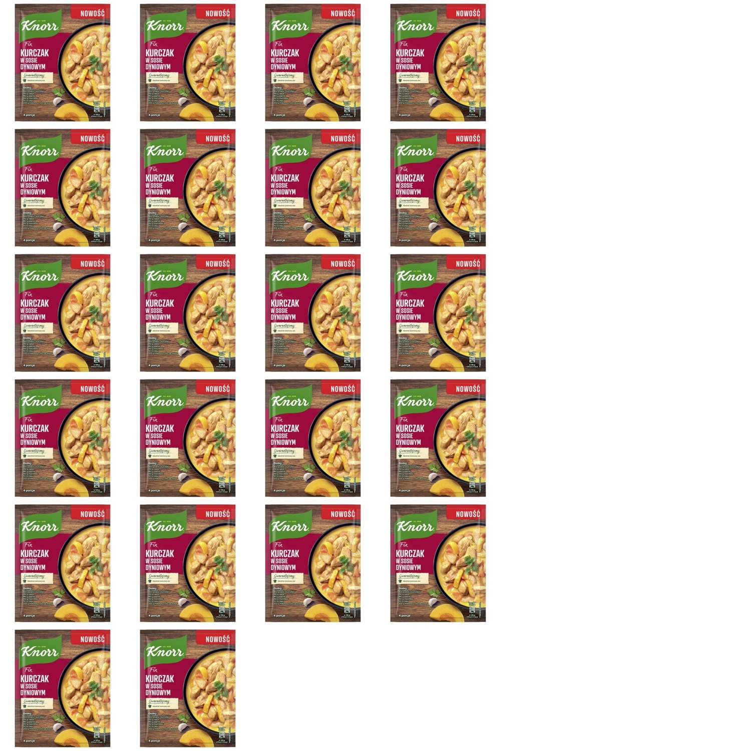 22x 49g Knorr fix kurczak w sosie dyniowym Karton