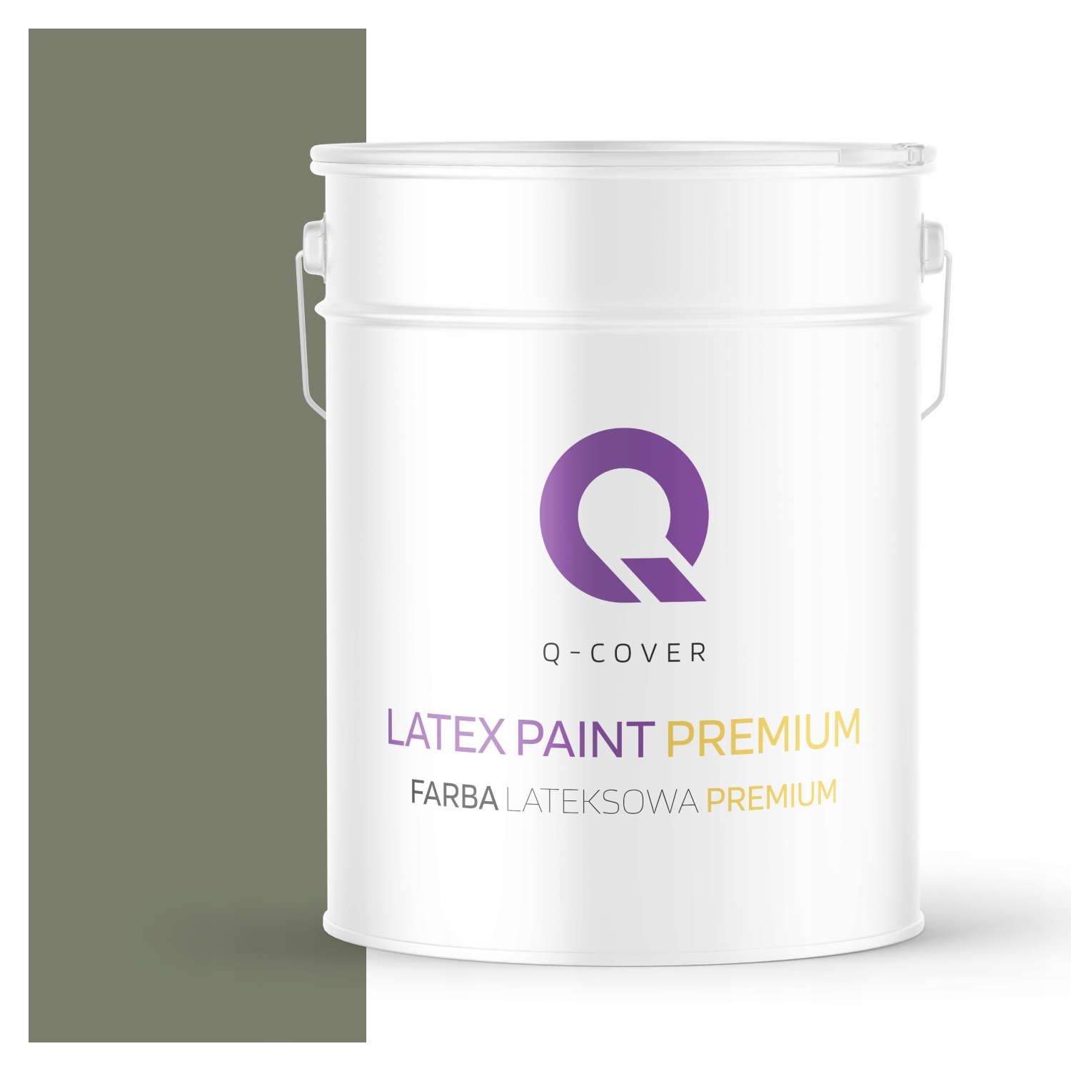 Umývateľná Farba Odolná Voči Škvrnám Na Stenu Farba Khaki Tmavá H1720 Strop Mat 10 L