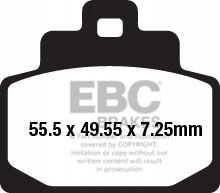 Klocki Hamulcowe Ebc Sfa Piaggio MP3 Vespa GTS125 GTS300
