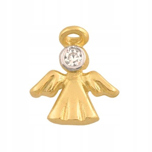 Přívěsek ze zlata 585 s motivem anděla jako dárek pro dívku