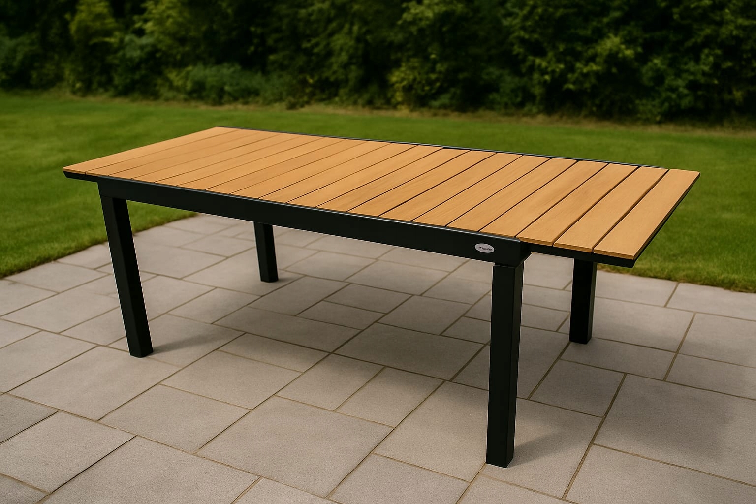 Nowoczesny Stół Do Ogrodu I Na Patio Rozsuwany Blat 150/200 Kompozyt Wood