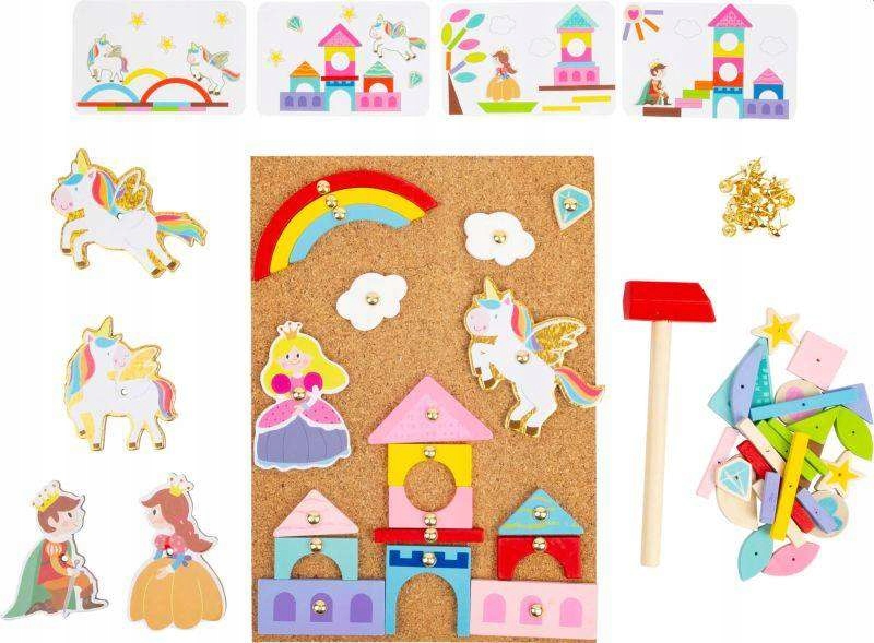 

Przybijanka Księżniczki i Jednorożce Small Foot 6+