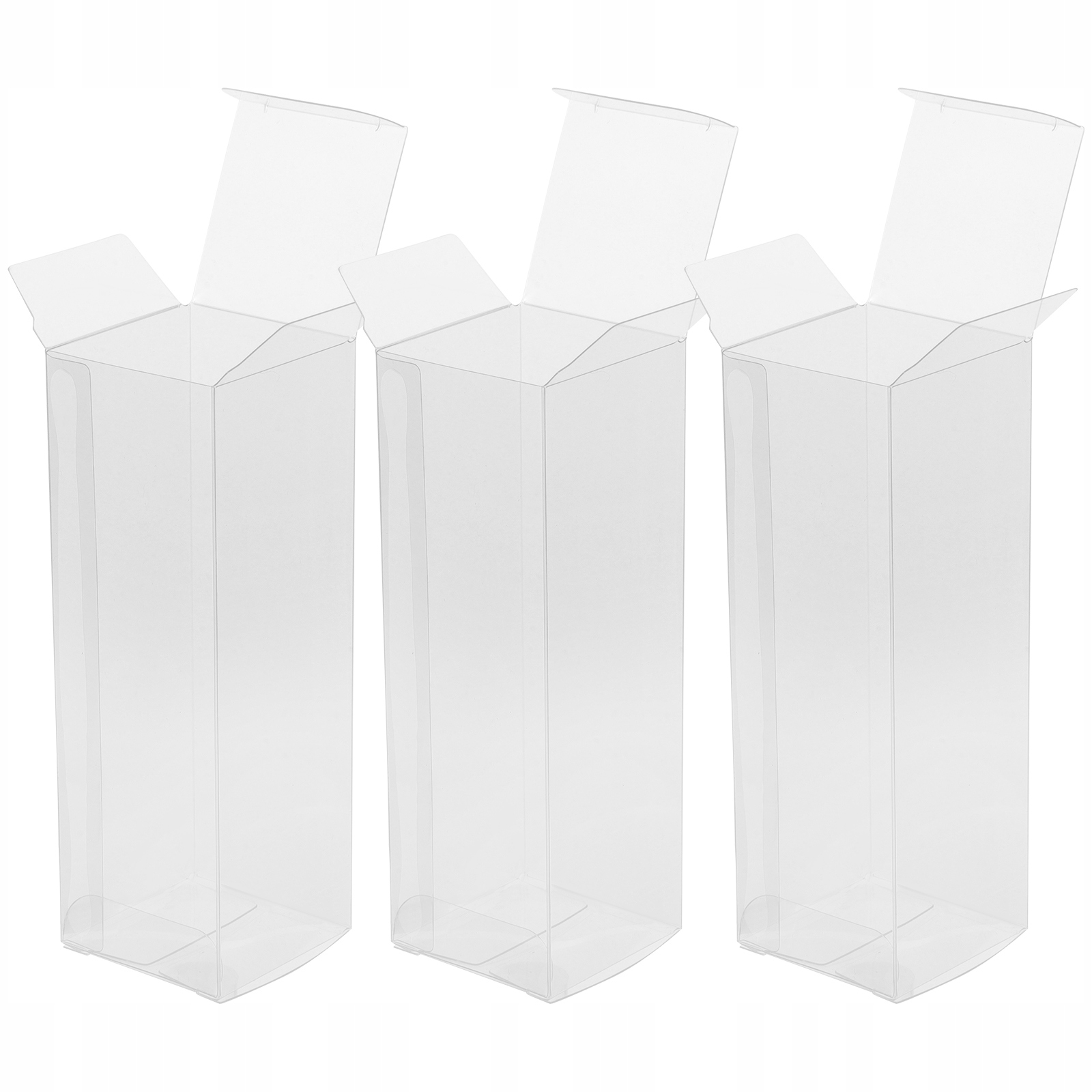 3Pcs Clear Golf Ball Carrier Box Compact Outdoor Golf Display Case