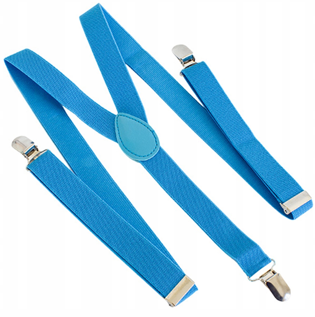 SZELKI DO SPODNI MĘSKIE DAMSKIE UNIWERSALNE ELEGANCKIE KLIPS NIEBIESKI BQ6D