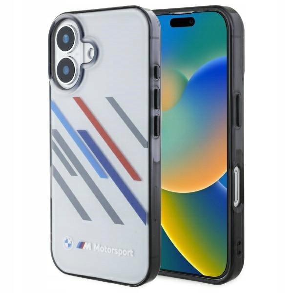 Pouzdro Pro Iphone 16 BMHCP16S23HTRAG Hardcase Motorsport Random Stripes
