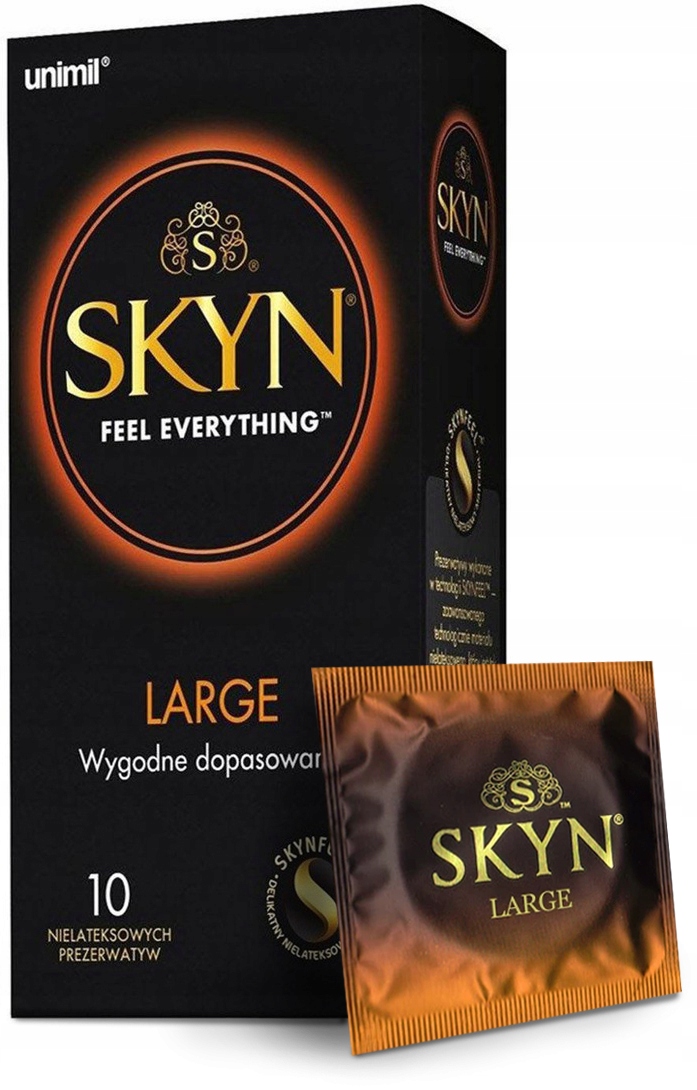 

Prezerwatywy Unimil Skyn Large większe 10 szt.