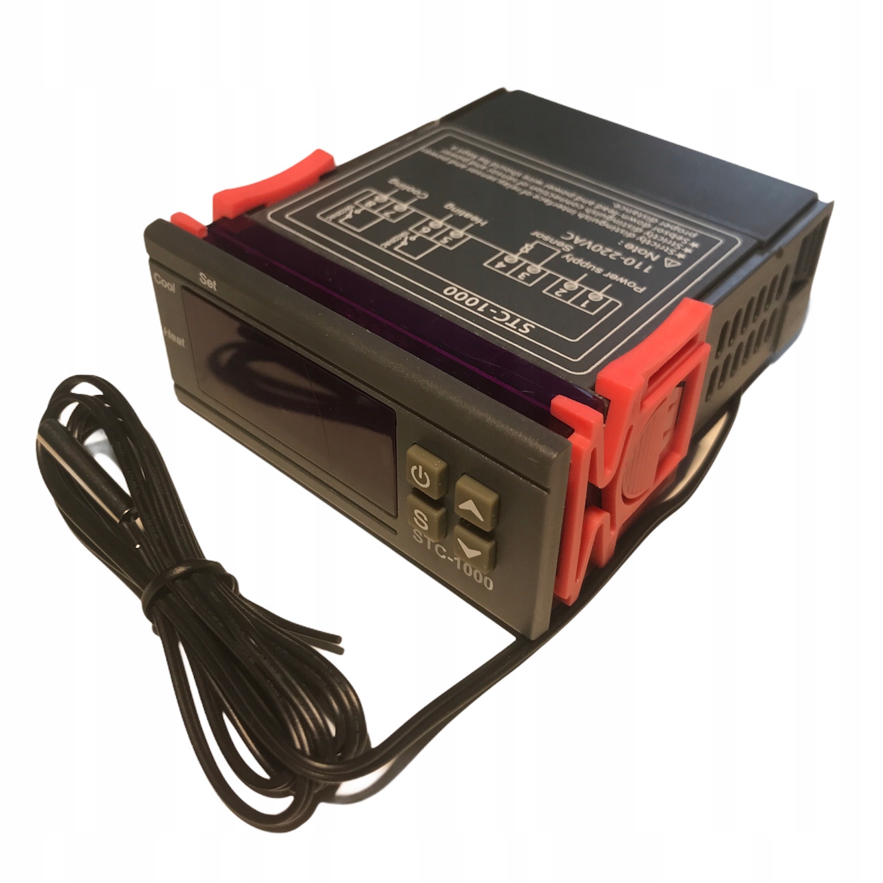 REGULATOR TEMPERATURY STEROWNIK Z SONDĄ STC-1000 Marka inna