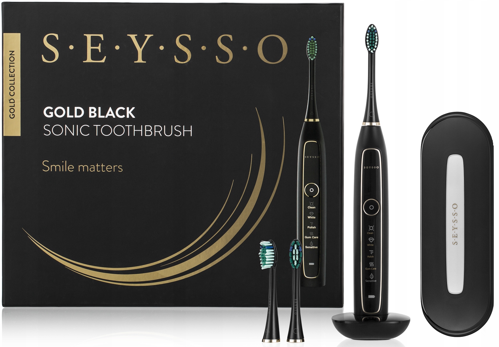 

Seysso Gold Black szczoteczka soniczna Najszybsza!