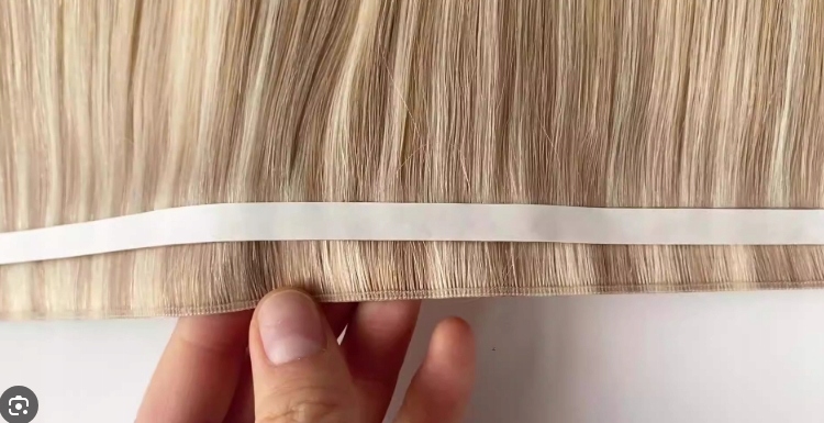 50CM Włosy Naturalne long tape Słowiańskie genius Goldline Soft