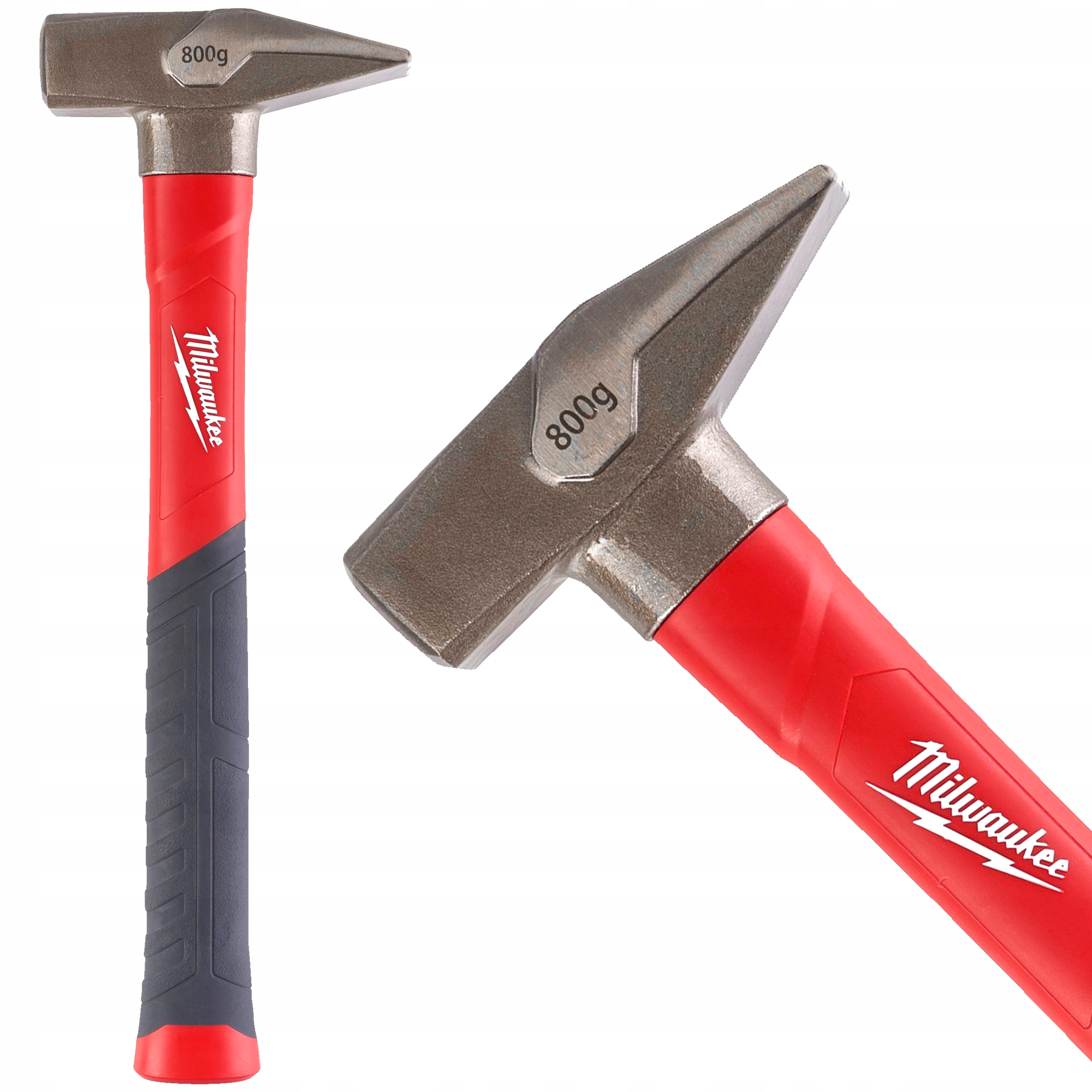 Mocny Młotek Ślusarski 500G Z Trzonkiem Włókno Szklane Wzmocniony 800 G