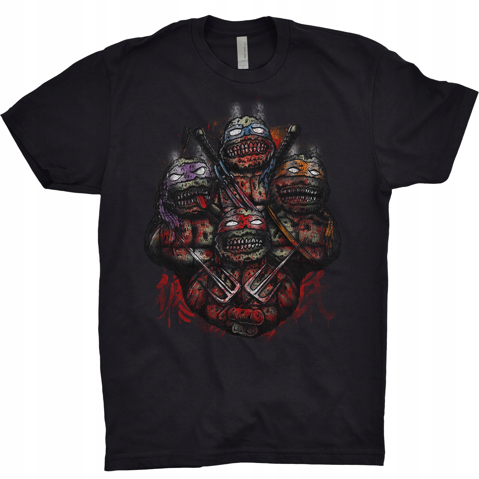 

Żółwie Ninja Koszulka Zombie Horror Mutant Turtles