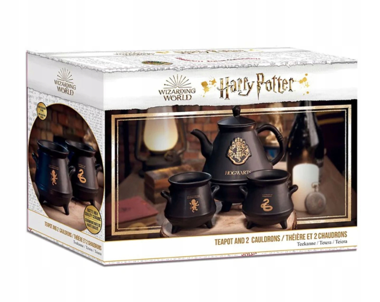 HARRY POTTER ZESTAW DO HERBATY HOGWARD 3 EL: IMBRYK, KUBKI