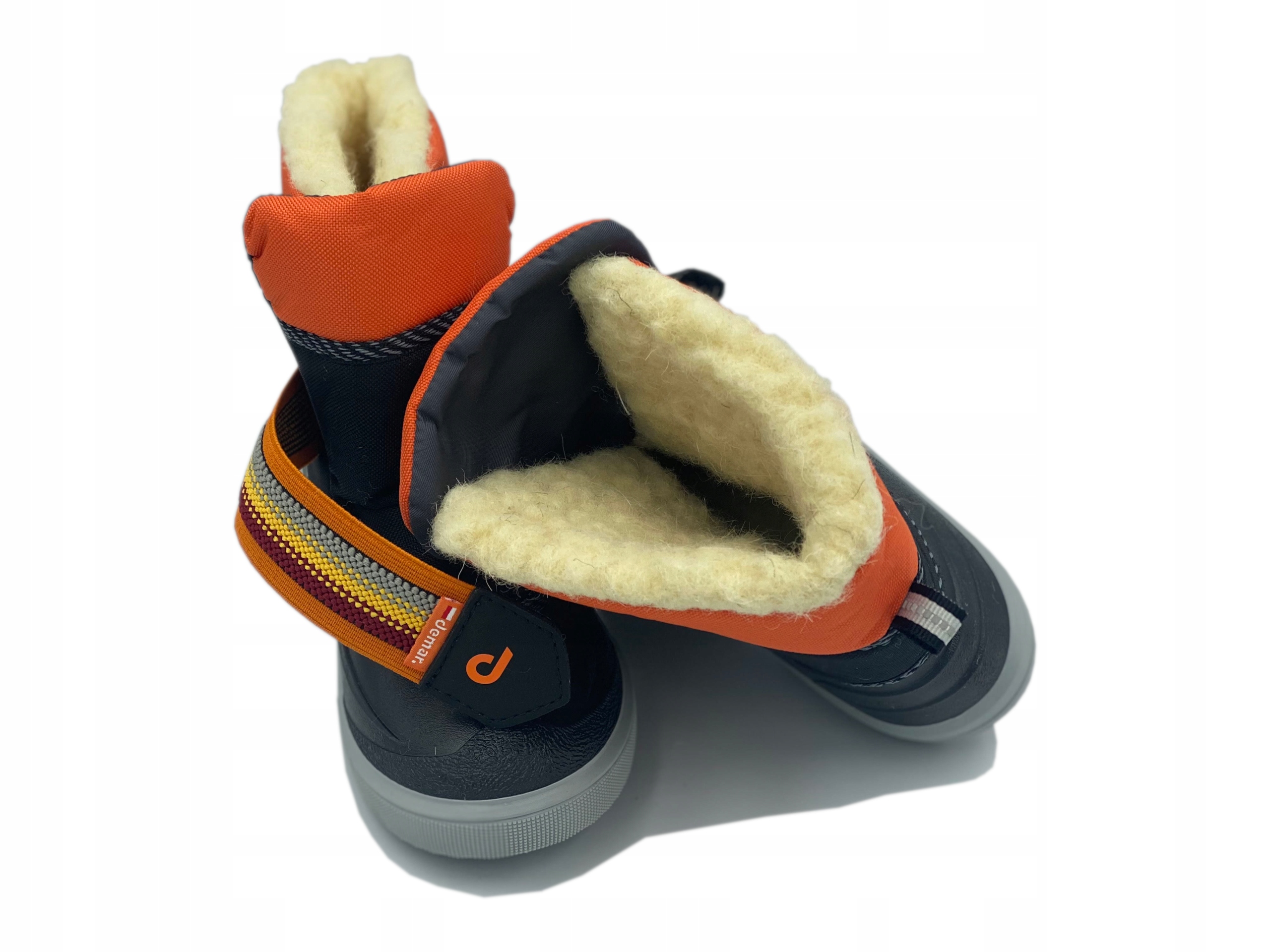 Demar Śniegowce CRAZY Naturalna Wełna! roz. 24/25B Długość wkładki wew. 16 cm