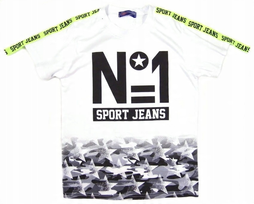

koszulka T-shirt bawełna 1193 NR*1 Sport 8A biała