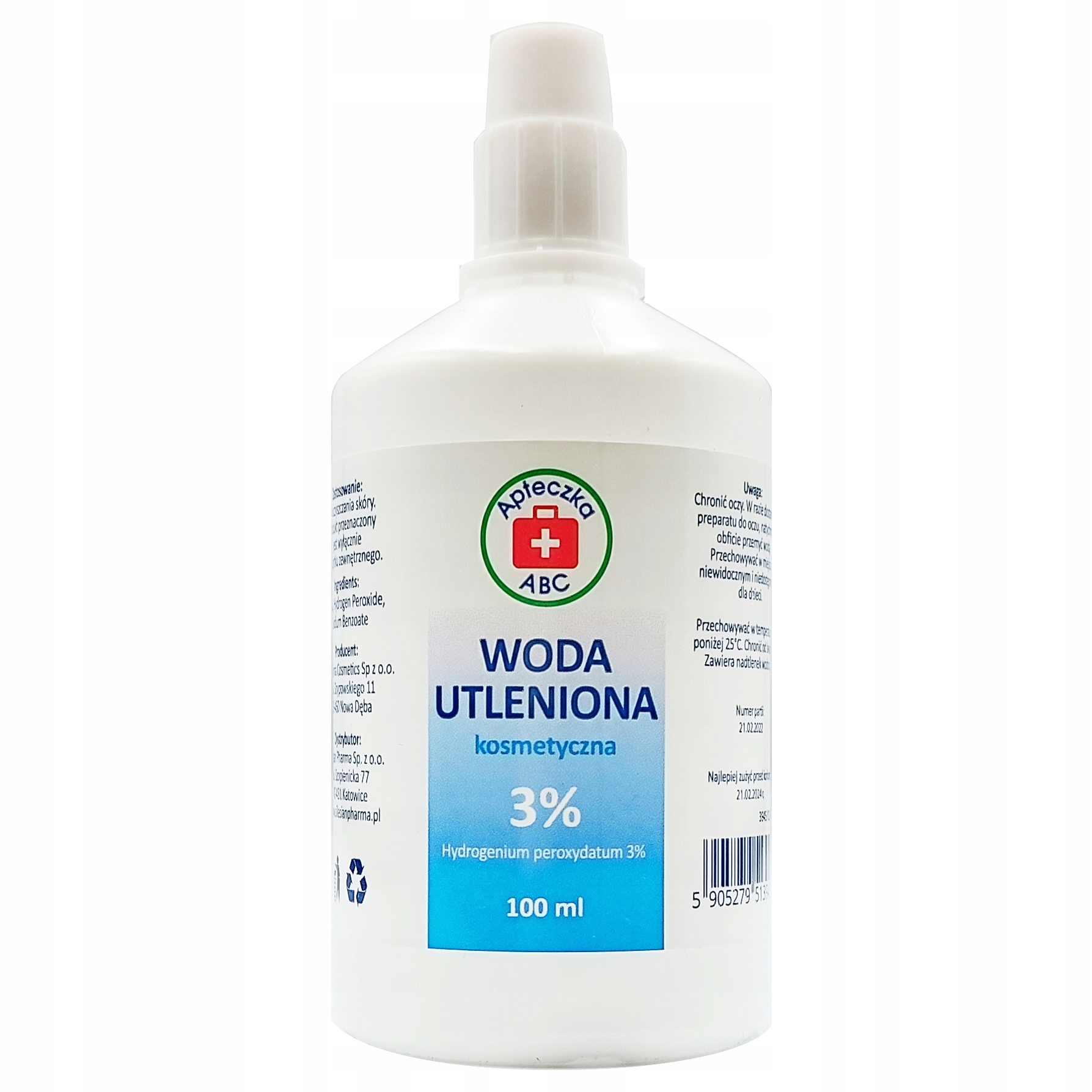 Apteczka ABC woda utleniona kosmetyczna 3% 100 ml