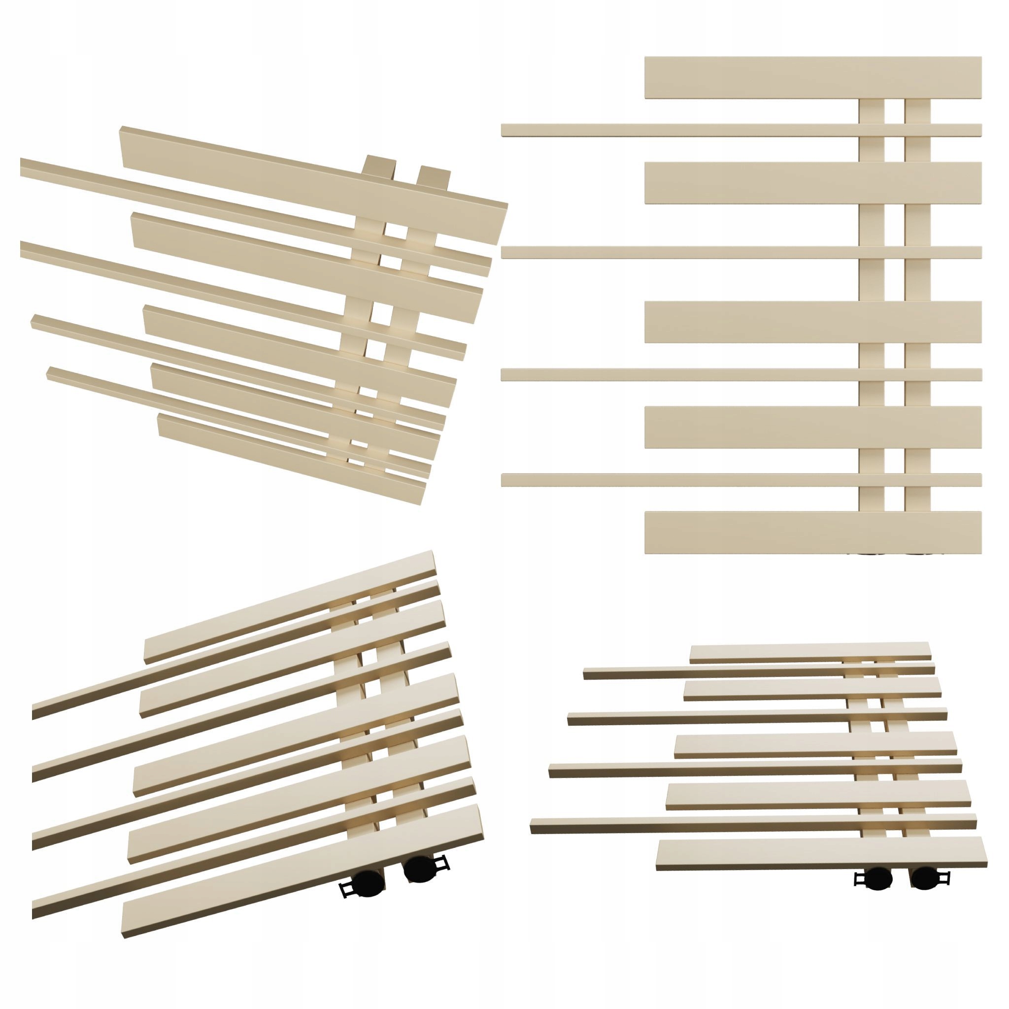 Kúpeľňový radiátor Pianino 585x570 Quartz A Pravý