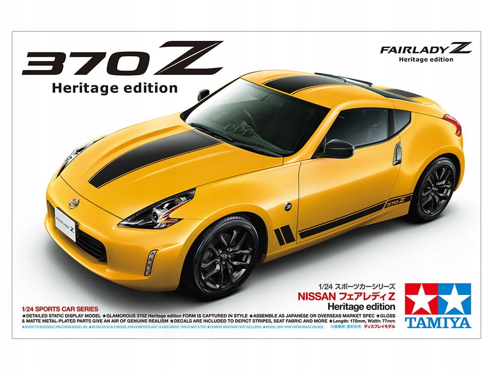Nissan 370Z (vydání dědictví) 1:24 Tamiya 24348