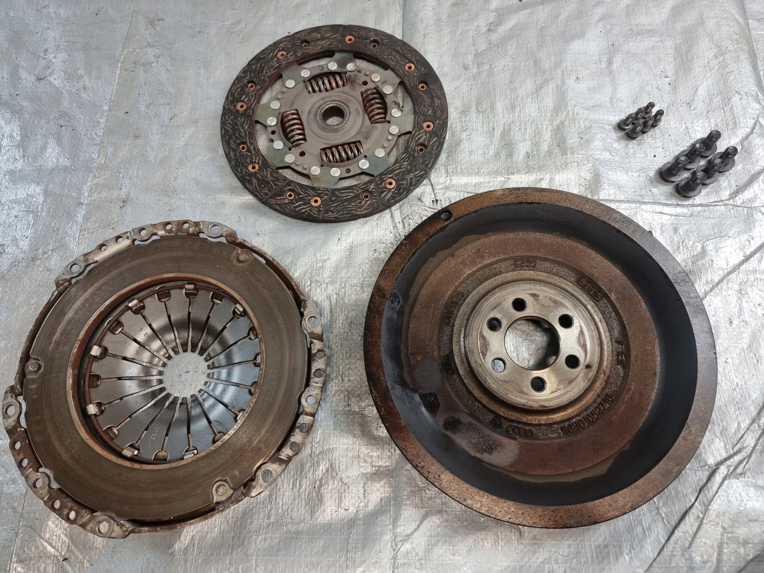 clutch complete AUDI A3 8P 1.6 FSI 05r