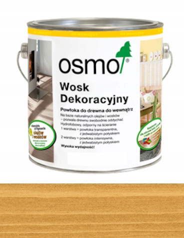 

Osmo Wosk dekoracyjny,olej 0,125L Dąb