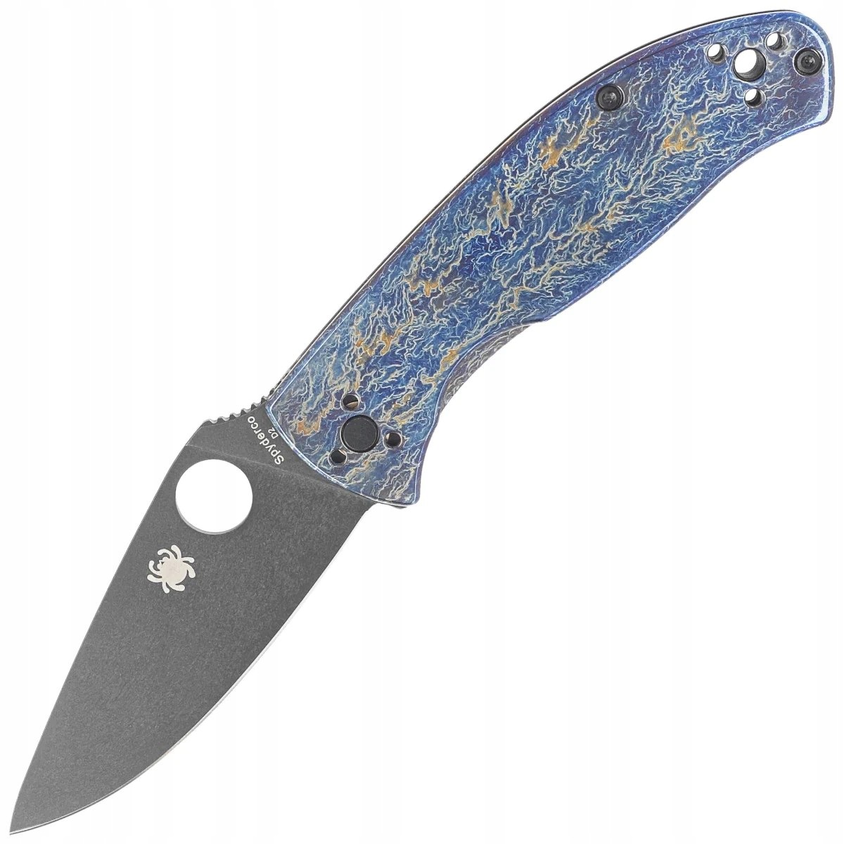 Nóż składany Spyderco Tenacious R.i.l. Disarray (C122TIBLBKD2P)