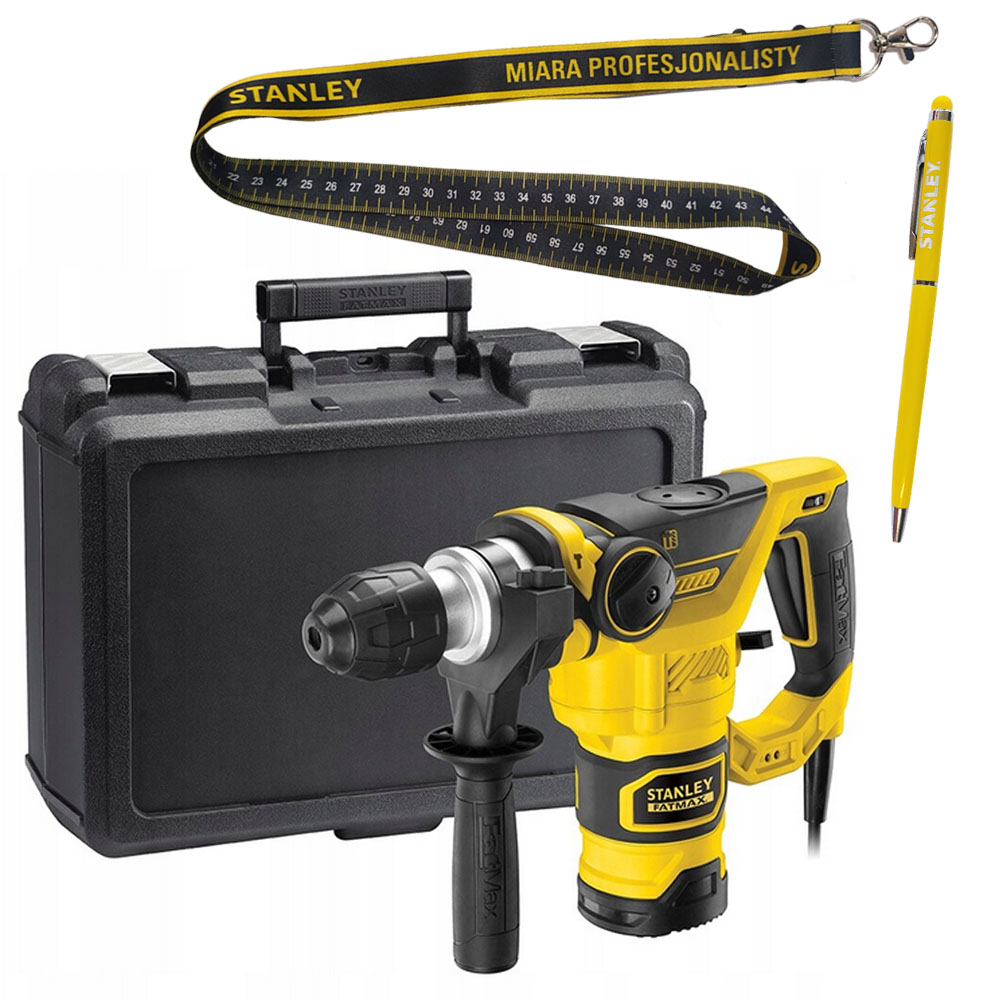 Młotowiertarka Stanley FME1250K-QS Sds Plus 1250 W, kufer gratisy