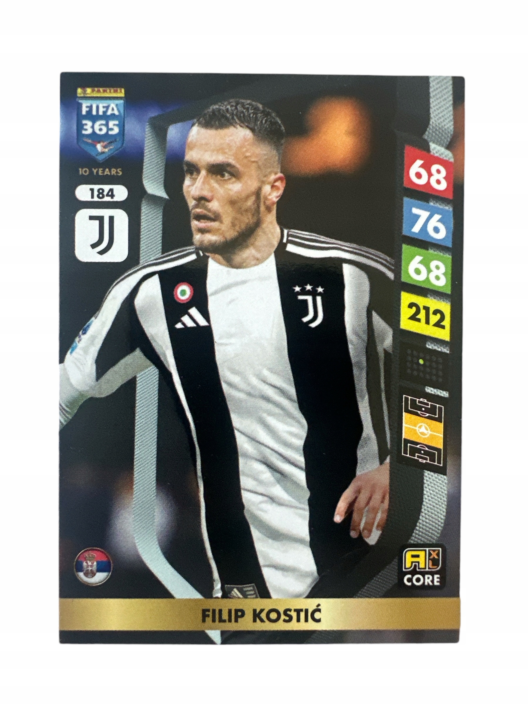 Fifa 365 2025 Adrenalyn XL Panini Core Juventus Nr 184 Kostic