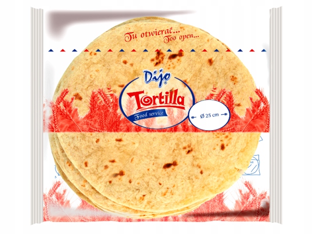 

Tortilla Dijo 25CM 18 Szt