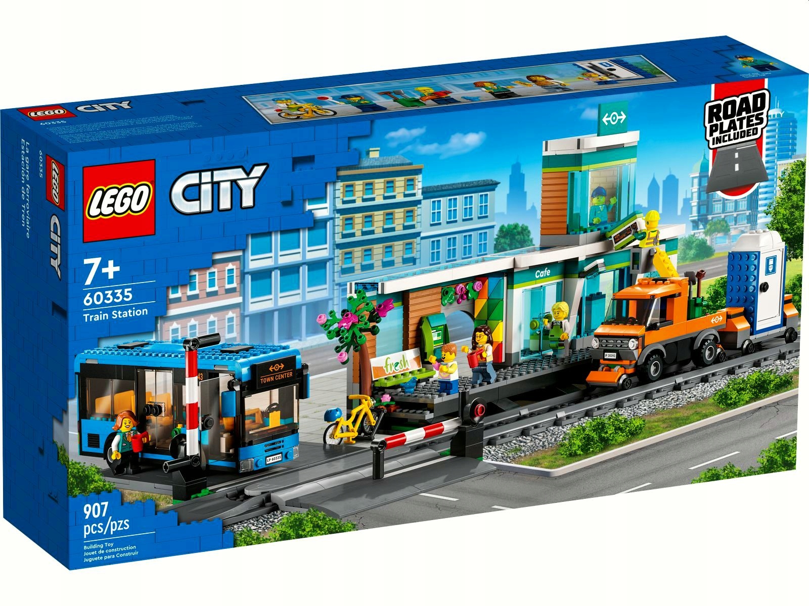 Originální Lego City 60335 Vlakové nádraží Stavebnice pro koleje vlaků City