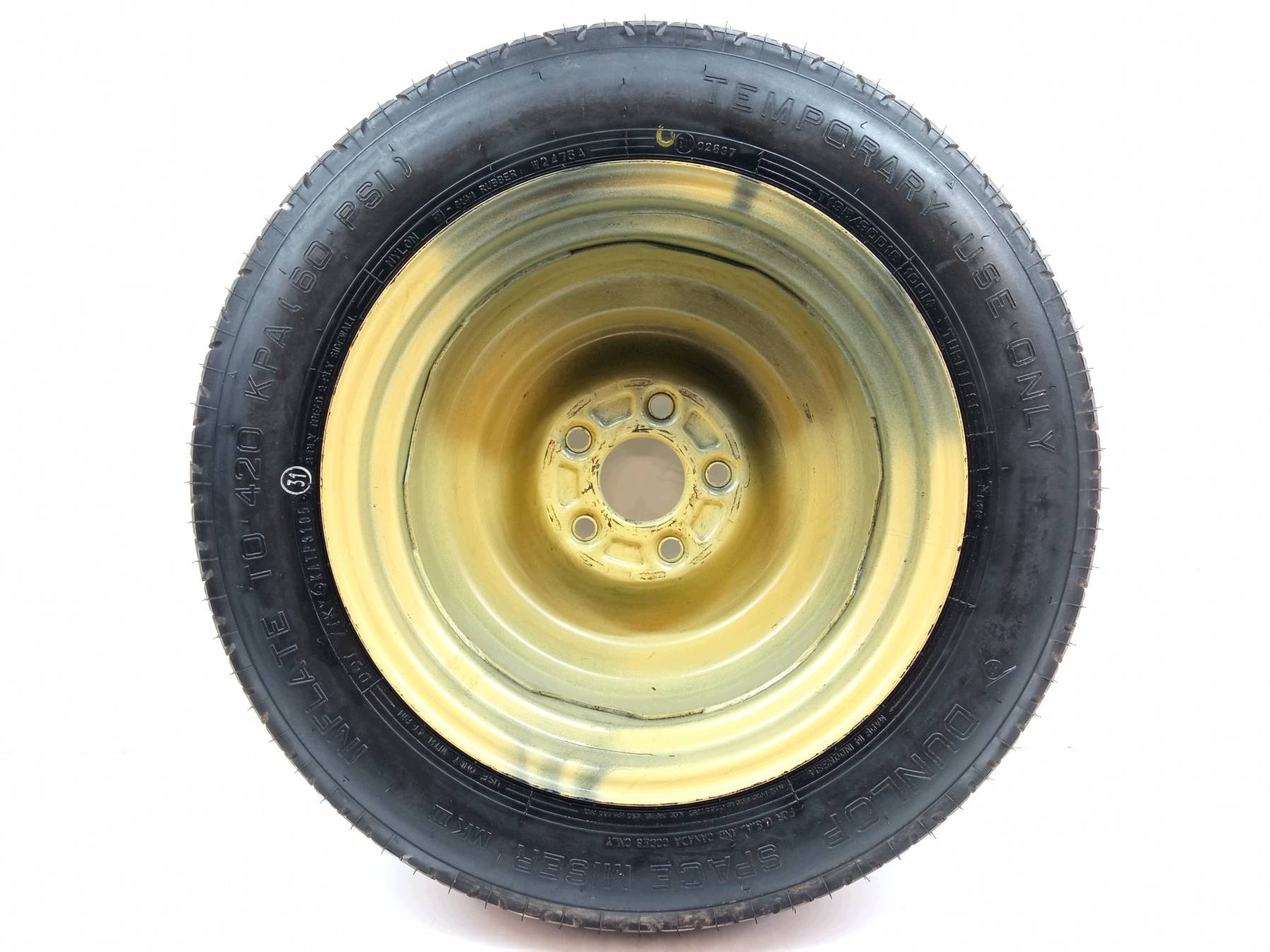 wheel spare R15 5X114.3 ET45 OC64MM MAZDA