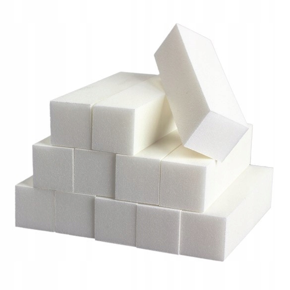 БЛОК ПОЛИРОВОЧНЫЙ БЕЛЫЙ КУБИК, НАБОР 10 ШТУК