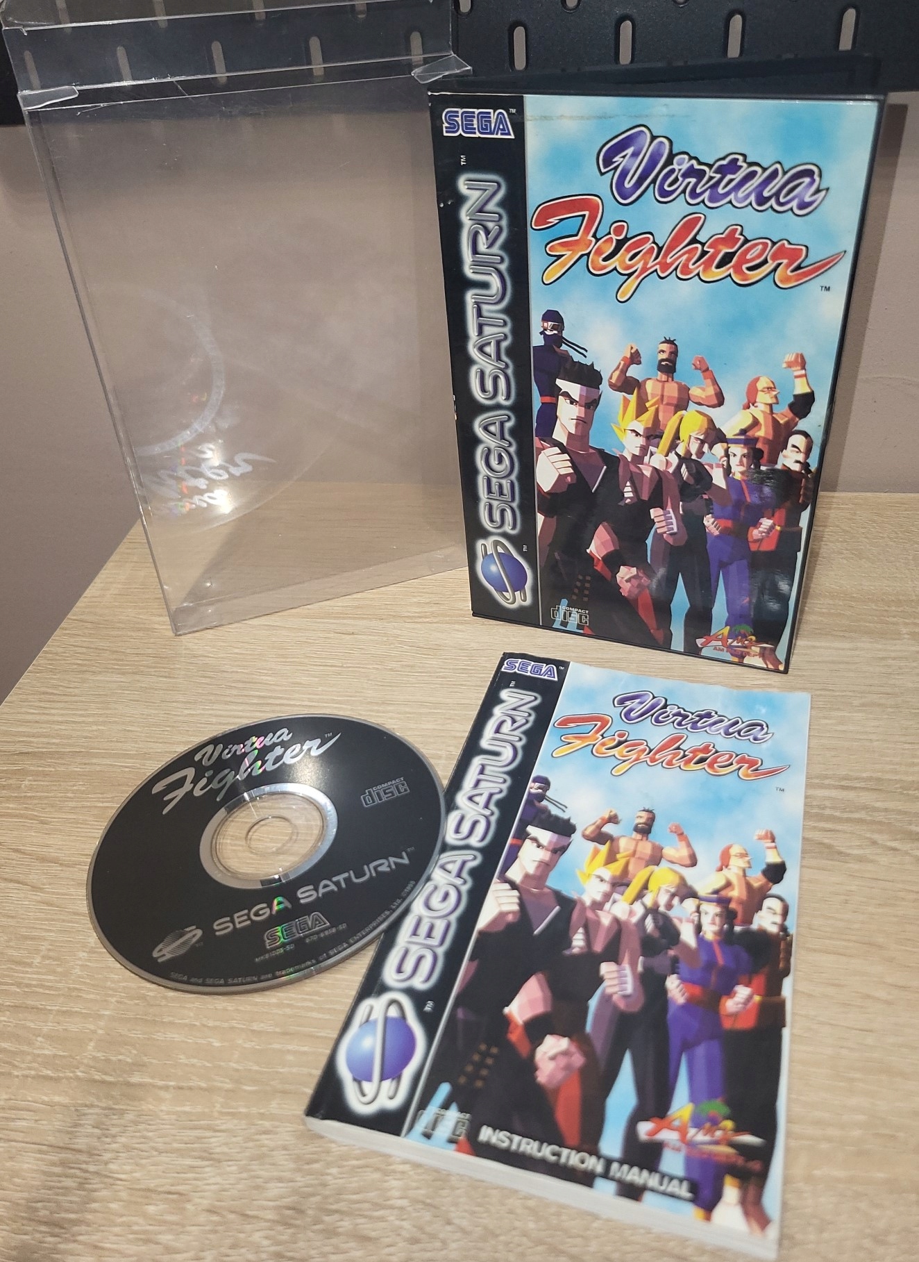 VIRTUA FIGHTER - SEGA SATURN KOMPLET +PROTEKTOR