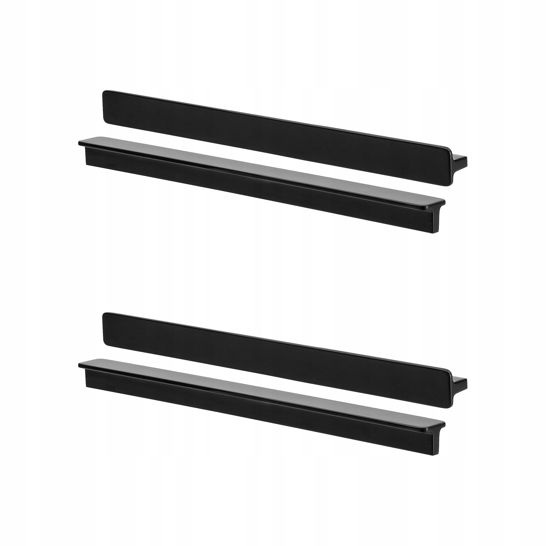 2 ks Držák Hackas Antracit 300 mm Moderní design