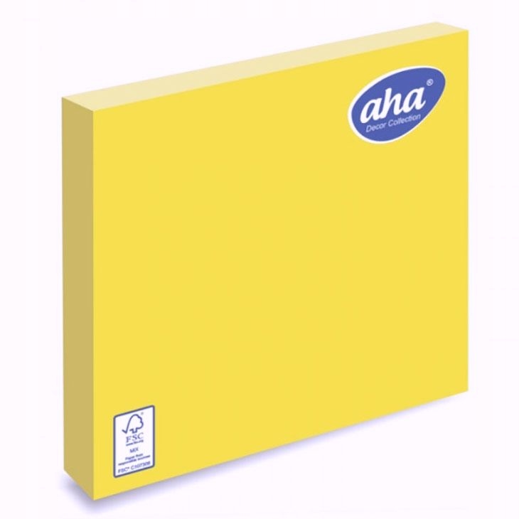 

Serwetki Żółte papierowe 33x33 cm 20 sztuk