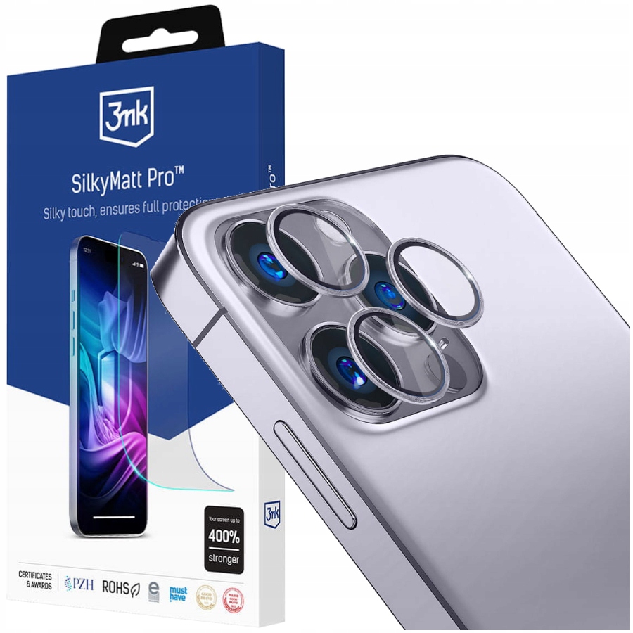 Zestaw 3MK Szkło Na Aparat Matowa Folia Na Ekran Do Iphone 14 Pro Max-Zdjęcie-0