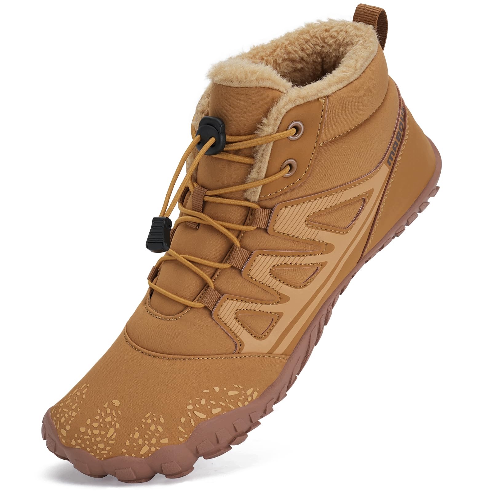 Pánské boty Barefoot Trekkingové sněhule Zateplené Pohodlné Hnědé 40