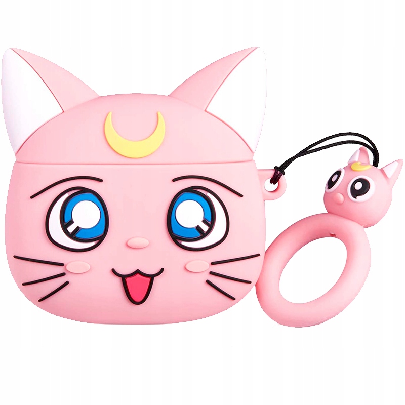 ETUI AIRPODS 3 4 SŁUCHAWKI POKROWIEC KOTEK LUNA