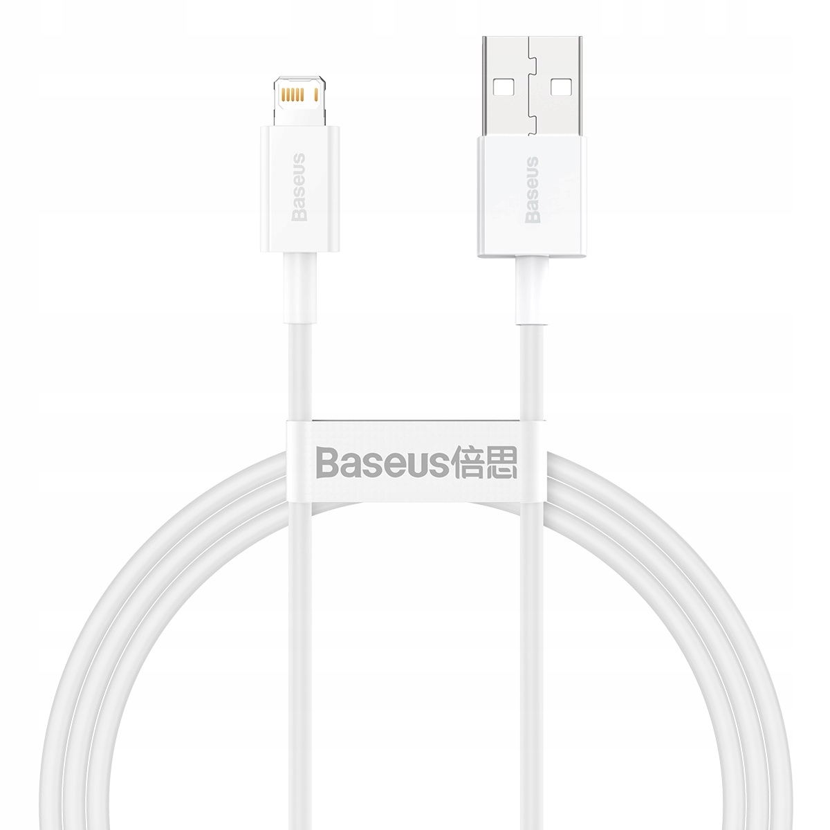 BASEUS KABEL PRZEWÓD USB LIGHTNING DO IPHONE 2.4A BEZPIECZNY MOCNY 1M Marka Baseus