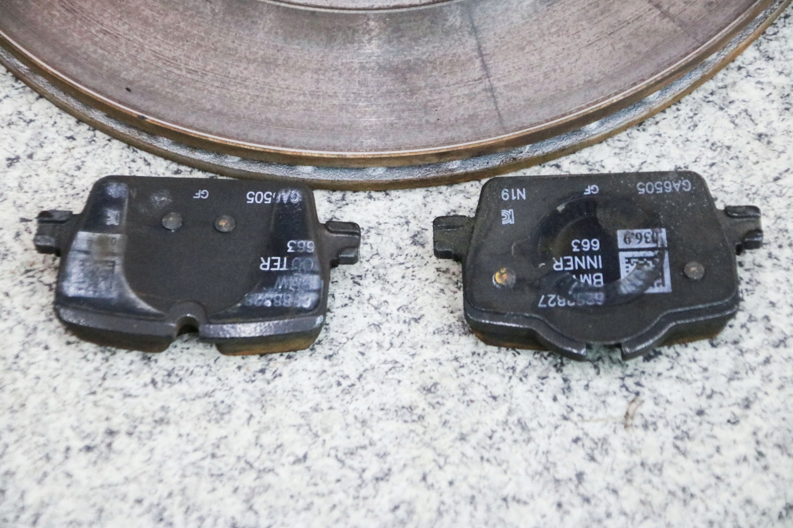 BMW G20 G21 discs plates rear part rear. 330x20 5929 km !!!