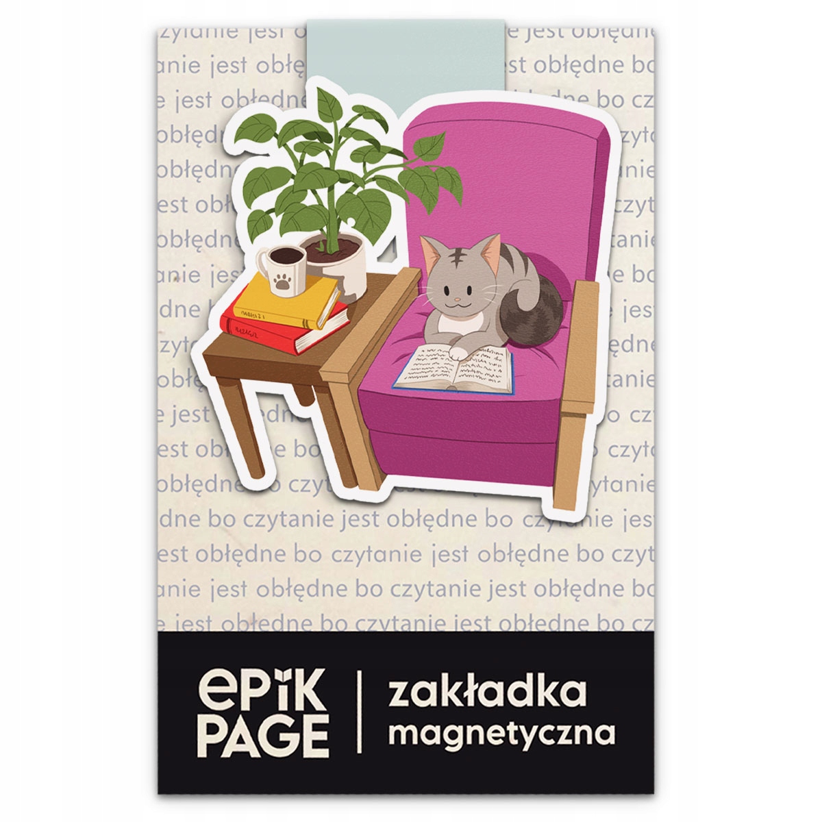 

Zakładka do książki Kot Czyta dzień nauczyciela
