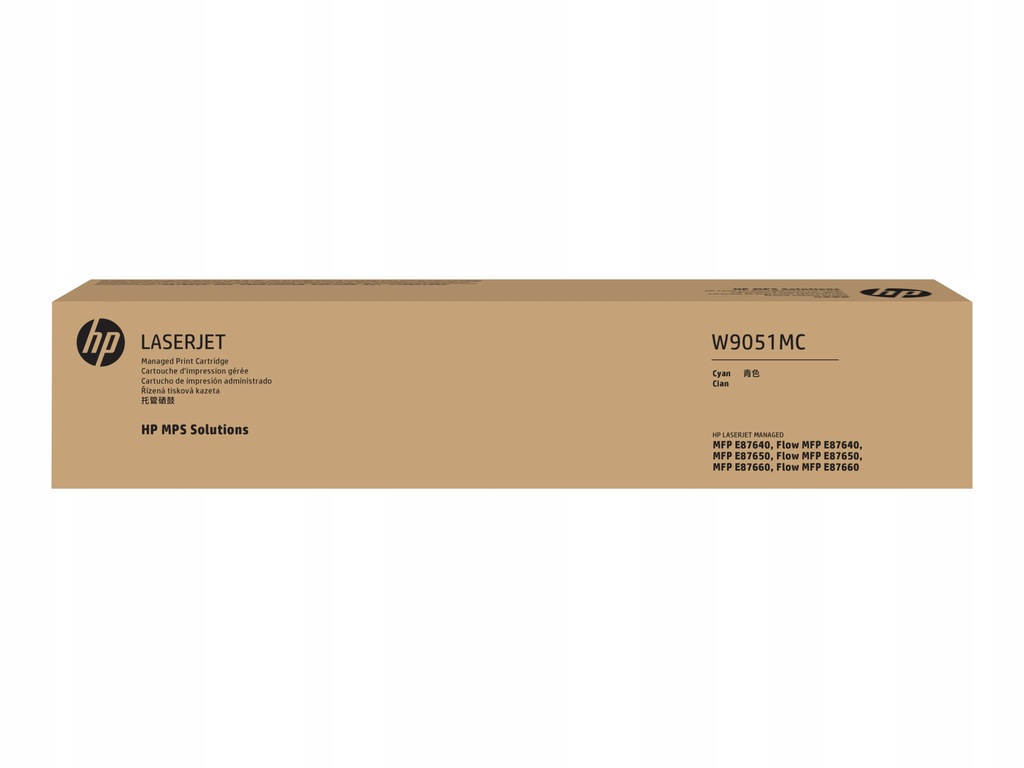Toner Hp W9051MC Cyan E87640 E87650 E87660 Original