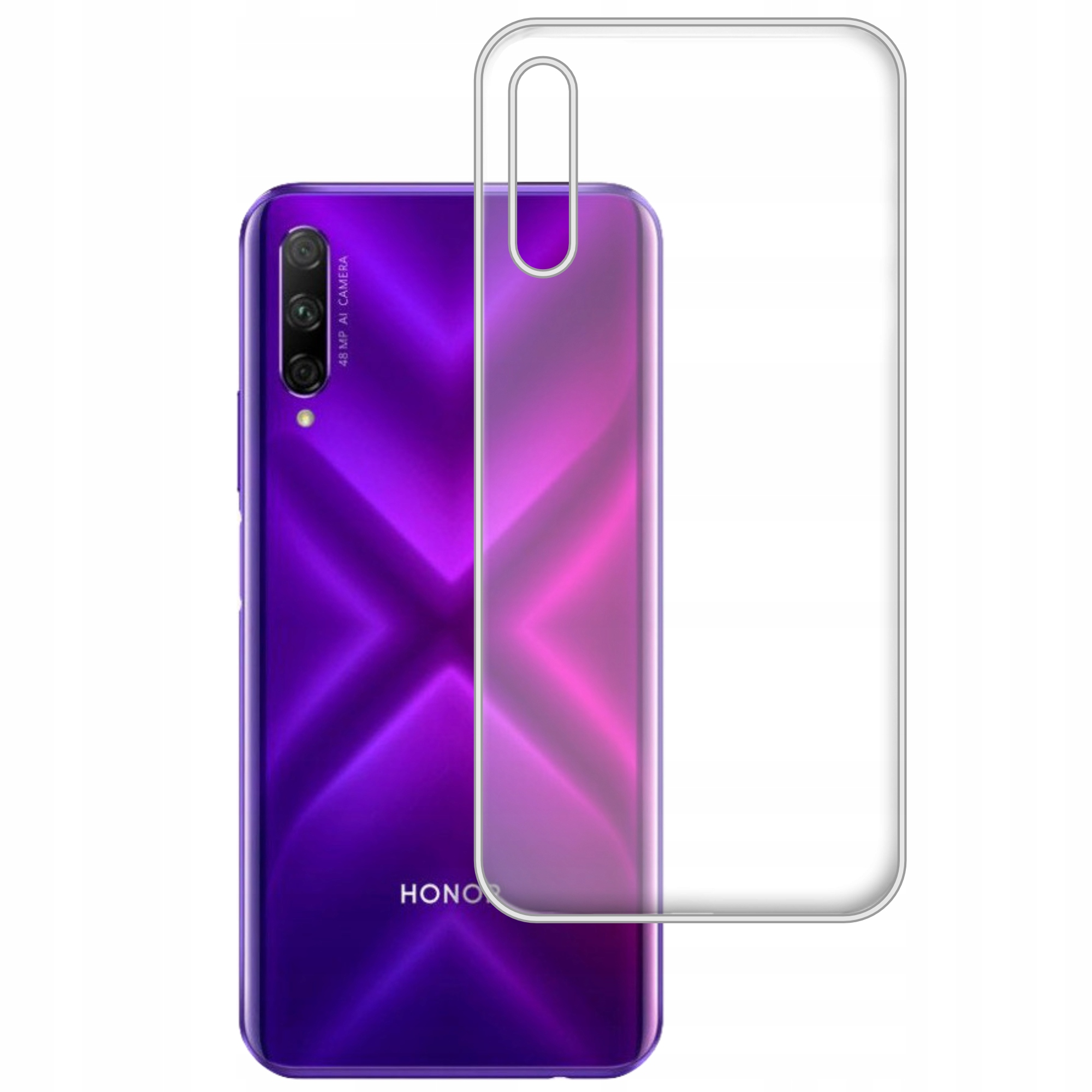

Etui do Huawei Honor 9X gumowe Slim Clear View