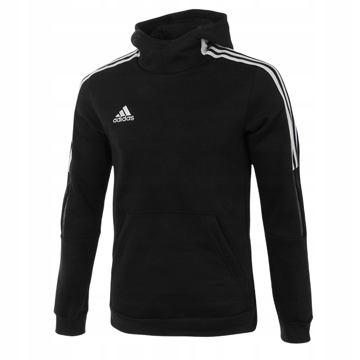Bluza Adidas Tiro Dziecięca Bawełniana z kapturem Czarna Ocieplana 128 cm
