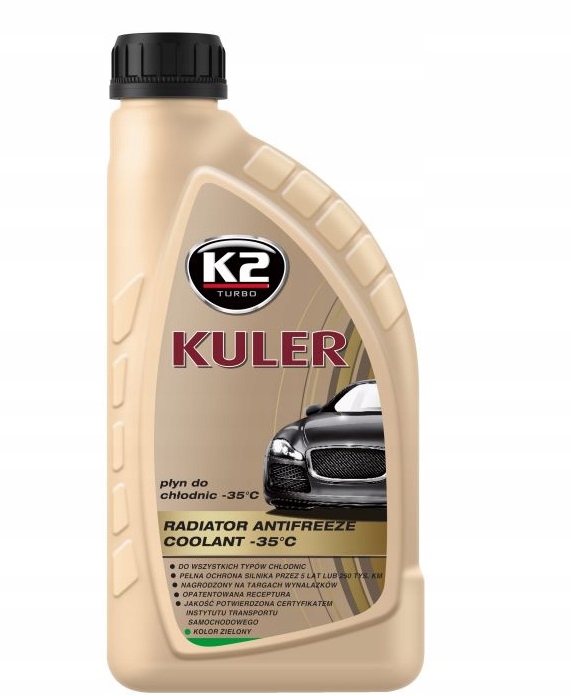 Płyn do Chłodnic K2 Kuler -35 Zielony 1L