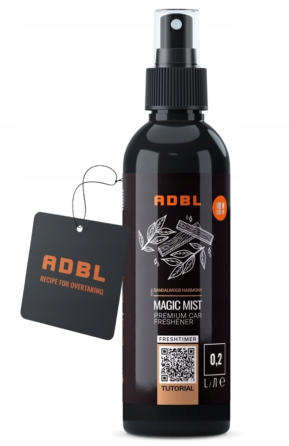 ADBL Magic Mist Sandalwood Harmony 0,2L vôňa do auta rozprašovač + DARČEK