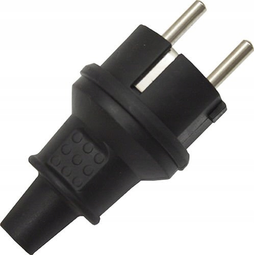 WTYCZKA GUMOWA PROSTA SIECIOWA IP44 230V GNIAZDO WTYK Prąd 16 A
